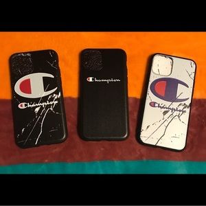 Lot 64 pieces iphone 11, 11 pro, 11 pro max champion cases.